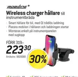 thansen Wireless charger hållare, SEK 223.3 erbjuda