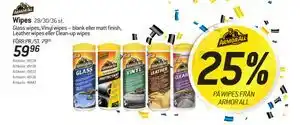thansen 25% PÅ WIPES FRÅN ARMOR ALL erbjuda