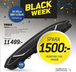 thansen Takbox, SEK 11499 erbjuda
