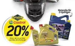 thansen 20% PÅ ALL MC-OLJA FRÅN CASTROL OCH PUTOLINE erbjuda