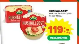 Coop Daglivs HUSHÅLLSOST, Medlemspris erbjuda