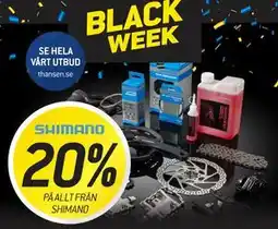 thansen 20% PÅ ALLT FRÅN SHIMANO erbjuda