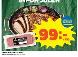 Coop Daglivs FÄRSK FLÄSKYTTERFILÉ, SEK 99 erbjuda