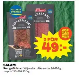 Coop Daglivs SALAMI, SEK 49 erbjuda
