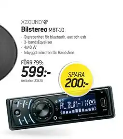 thansen Bilstereo, SEK 599 erbjuda