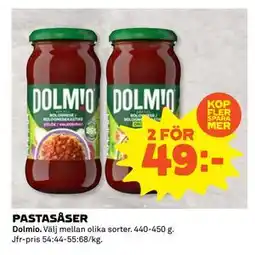Coop Daglivs PASTASÅSER, SEK 49 erbjuda