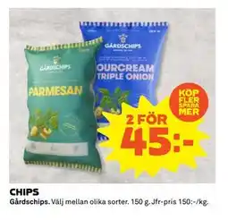 Coop Daglivs CHIPS, SEK 45 erbjuda