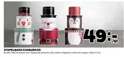 Coop Daglivs STAPELBARA KAKBURKAR, SEK 49 erbjuda