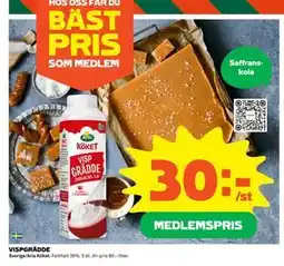 Coop Daglivs VISPGRÄDDE, Medlemspris erbjuda