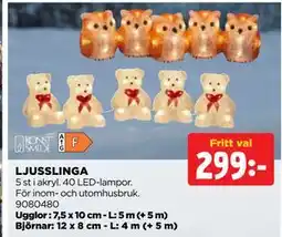 Jem&Fix LJUSSLINGA, SEK 299 erbjuda