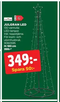 Jem&Fix JULGRAN LED, SEK 349 erbjuda