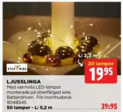 Jem&Fix LJUSSLINGA erbjuda