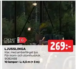 Jem&Fix LJUSSLINGA, SEK 269 erbjuda