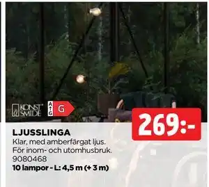 Jem&Fix LJUSSLINGA, SEK 269 erbjuda