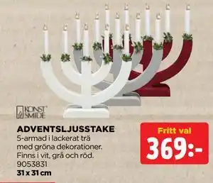 Jem&Fix ADVENTSLJUSSTAKE, SEK 369 erbjuda