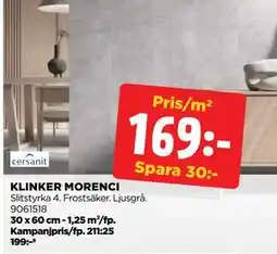 Jem&Fix KLINKER MORENCI, SEK 169 erbjuda
