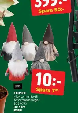 Jem&Fix TOMTE, SEK 10 erbjuda