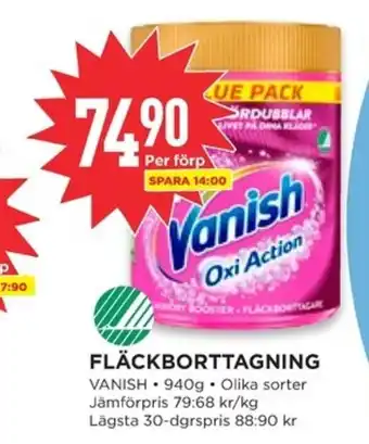 Willys Fläckborttagning erbjuda