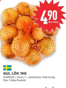 Willys Gul lök erbjuda