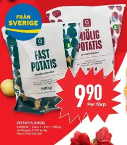 Willys Potatis erbjuda