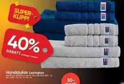 DollarStore Handdukar Lexington erbjuda