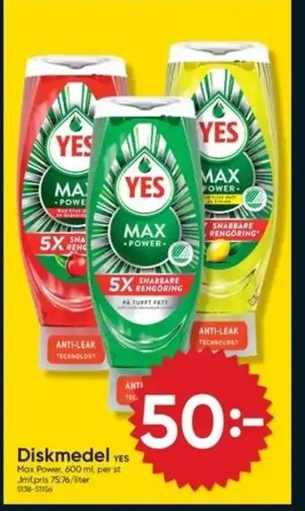 DollarStore Diskmedel YES erbjuda