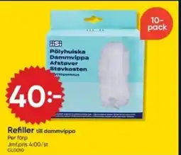 DollarStore Refiller till dammvippa erbjuda
