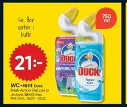DollarStore WC-rent Duck erbjuda