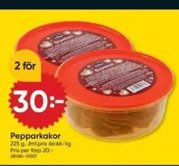 DollarStore Pepparkakor erbjuda