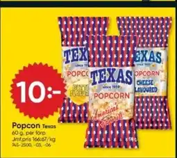 DollarStore Popcon Texas erbjuda