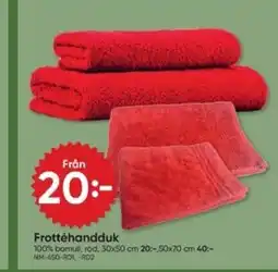DollarStore Frottéhandduk erbjuda