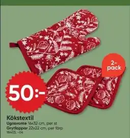 DollarStore Kökstextil erbjuda
