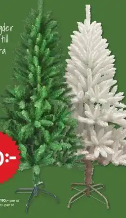 DollarStore Julgran erbjuda