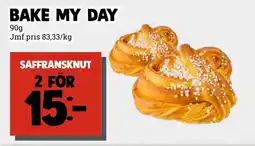 MatArket Bake my day saffransknut erbjuda