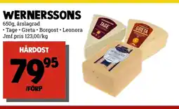 MatArket Wernerssons hårdost erbjuda