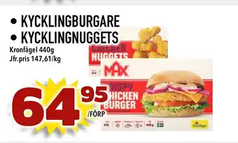 MatArket Kycklingburgare • kycklingnuggets erbjuda