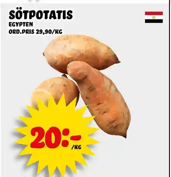 Nelins Sötpotatis egypten erbjuda