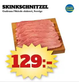 Bonum Matmarknad Skinkschnitzel erbjuda