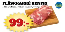 Bonum Matmarknad Fläskkarré benfri erbjuda