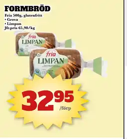 Bonum Matmarknad Formbröd erbjuda