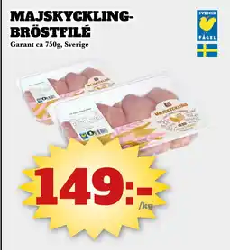 Bonum Matmarknad Majskyckling- bröstfilé erbjuda