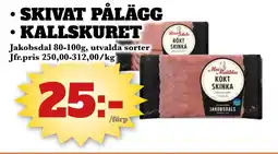 Bonum Matmarknad Skivat pålägg* kallskuret erbjuda