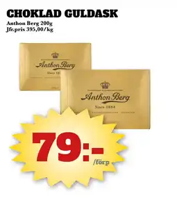 Bonum Matmarknad Choklad guldask erbjuda