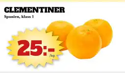 Bonum Matmarknad Clementiner erbjuda