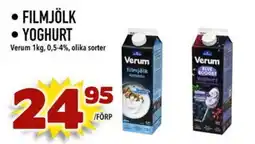 Din Mat Filmjölk* yoghurt erbjuda