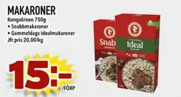 Din Mat Makaroner erbjuda