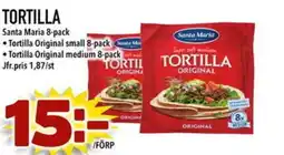 Din Mat Tortilla erbjuda