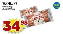 Din Mat Varmkorv erbjuda