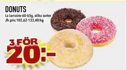Din Mat Donuts erbjuda