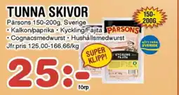 Nya Pulsen Tunna skivor erbjuda